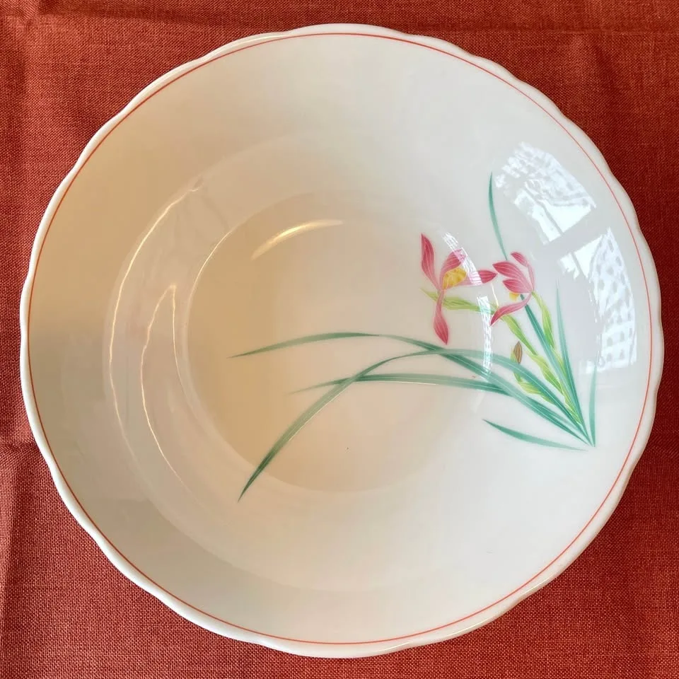 Vintage “Arita” Floral Porcelain Bowl by Koransha image indicator(2)