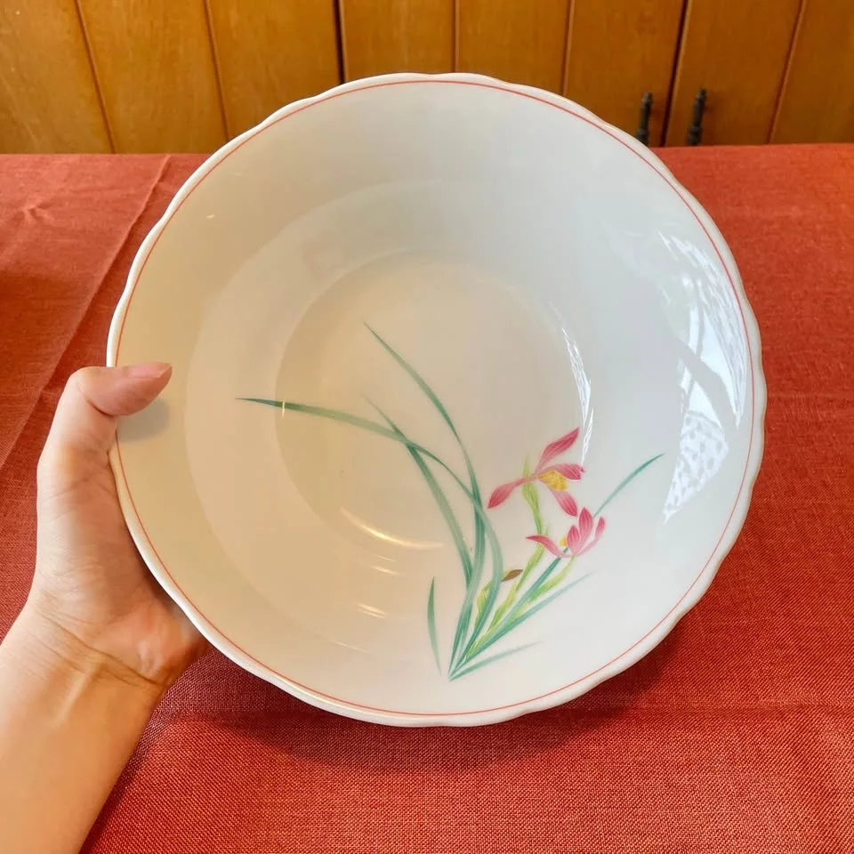 Vintage “Arita” Floral Porcelain Bowl by Koransha image indicator(6)