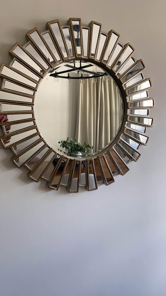Large wall mirror