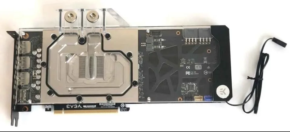 EVGA RTX 3070 XC3 Ultra + EK Water Block + Back Plate image indicator(3)