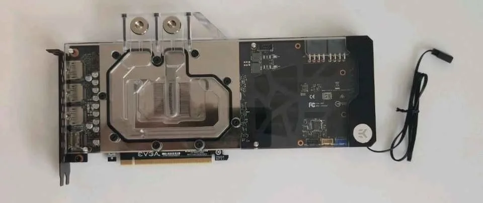 EVGA RTX 3070 XC3 Ultra + EK Water Block + Back Plate image indicator(7)