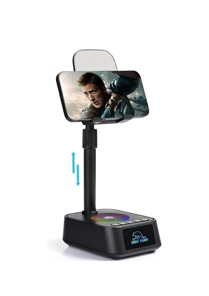 Phone Stand with Bluetooth Speaker