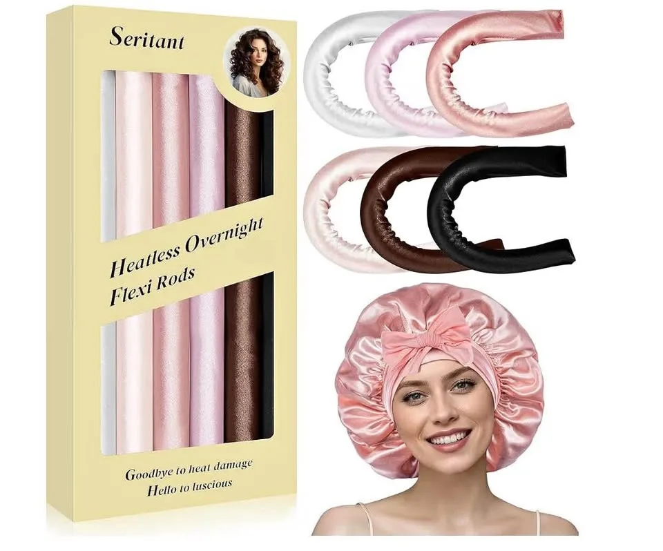 Heatless Curls Overnight Rods - 6 Pcs