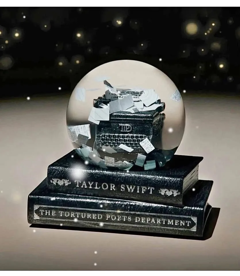 Taylor Swift The Tortured Poets Department Snow Globe TTPD Eras