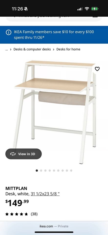 ikea mittplan desk