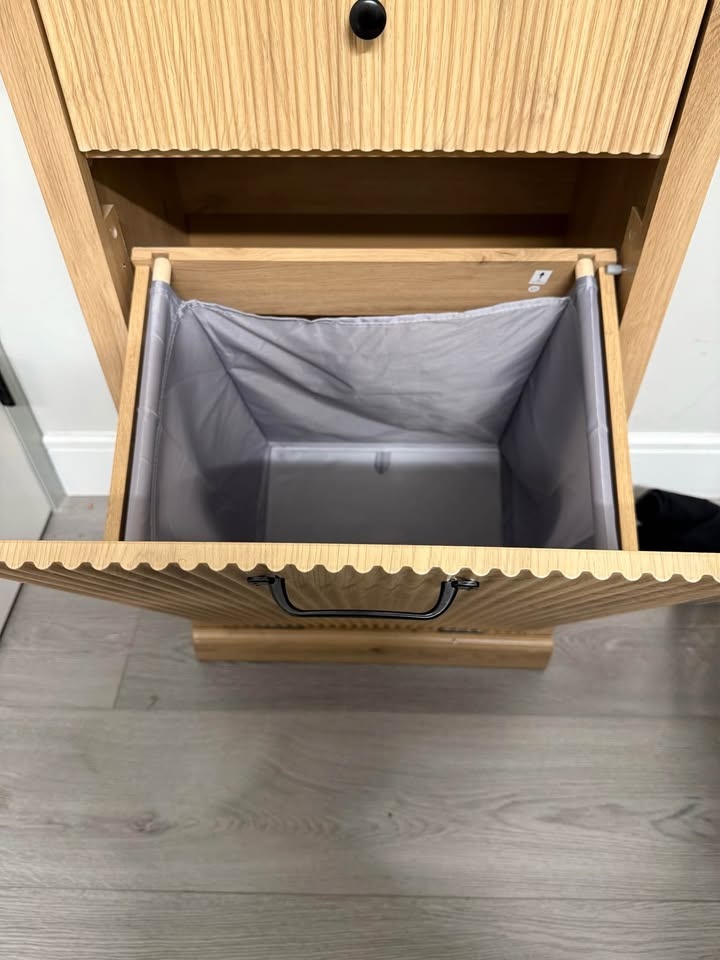 tilt out cabinet/ laundry hamper - photo 3
