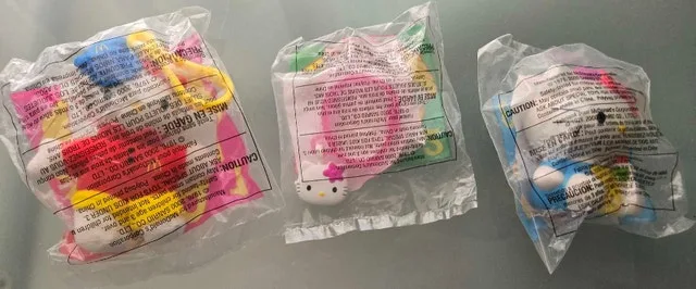 5 different McDonalds Sanrio Hello Kitty Toys image indicator(5)