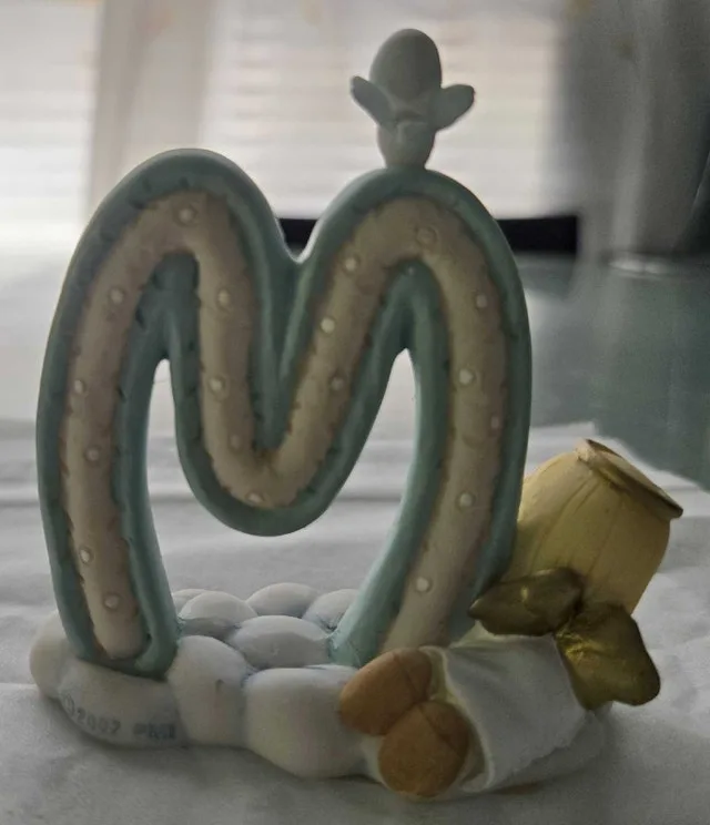 2 pieces Precious Moments Figurine (A and M) image indicator(4)