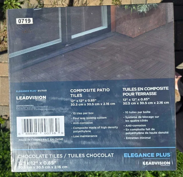 Leadvision Patio Tiles
