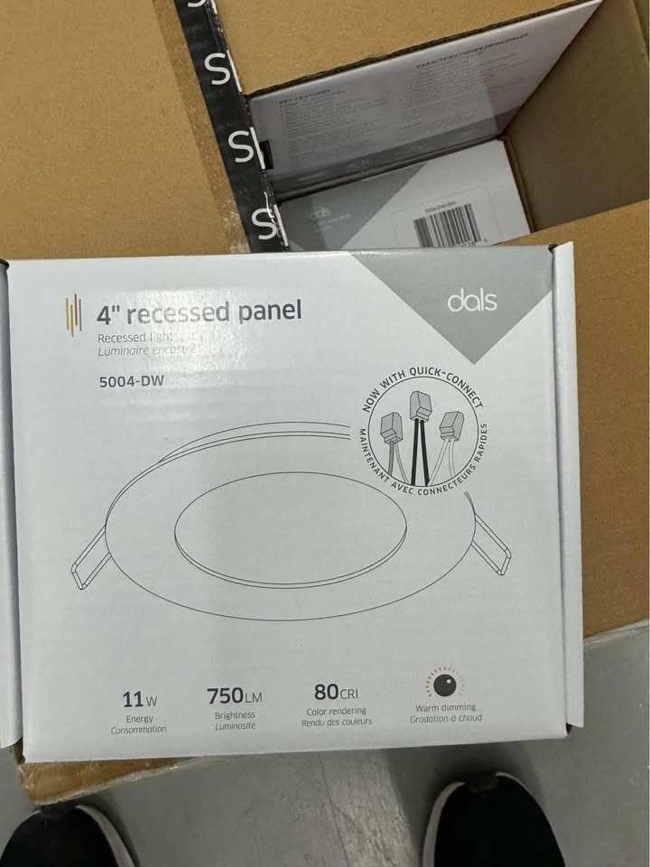 Dimmable 4" pot lights (retail $30 each) $5 each (100 available) - photo 3