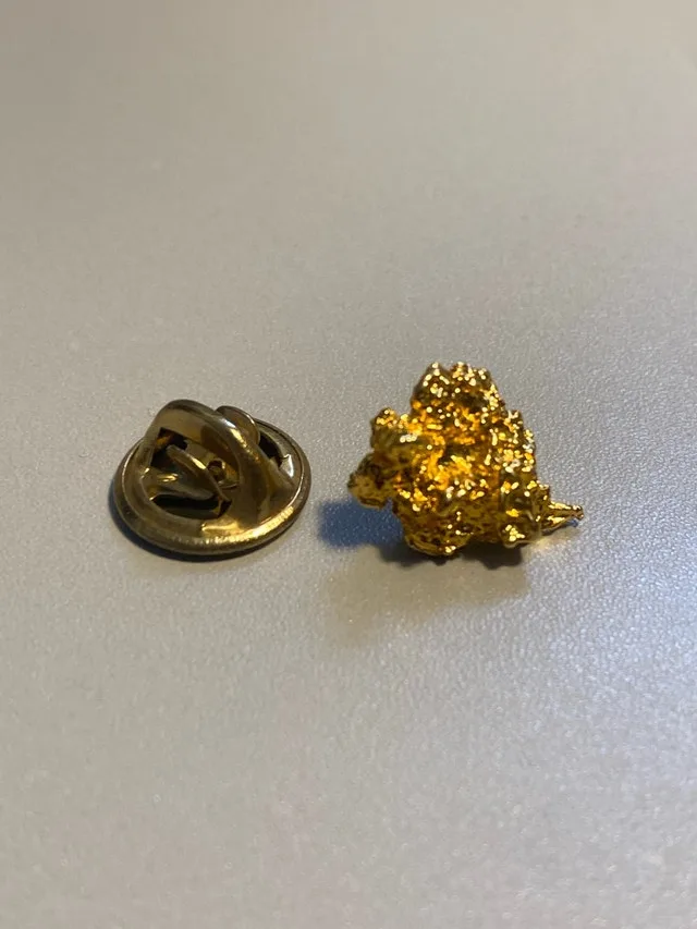 Gold-Nugget Pin