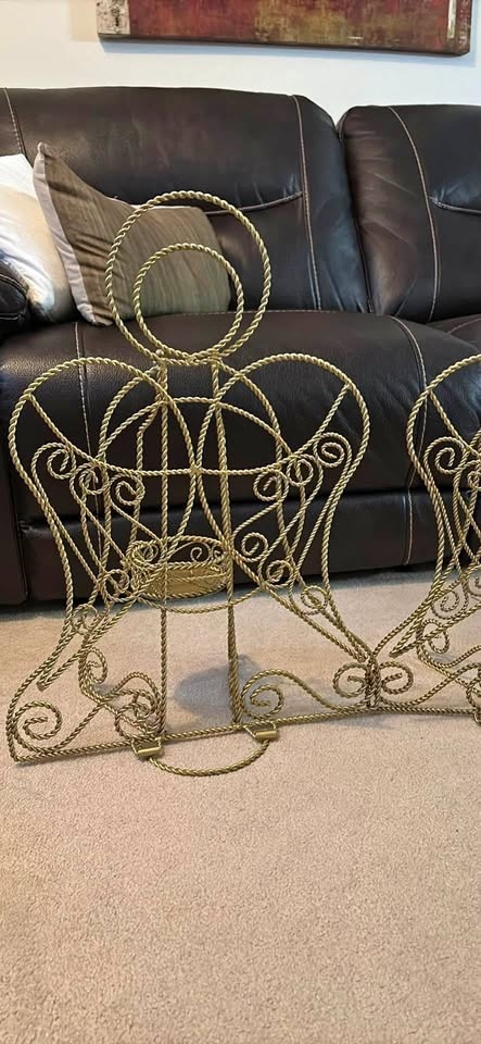 2 Vintage angel candle holder