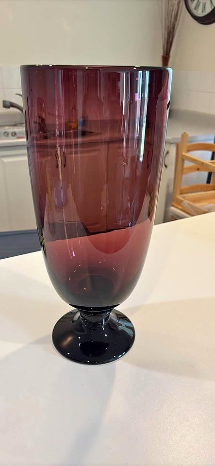 Beautiful purple vase