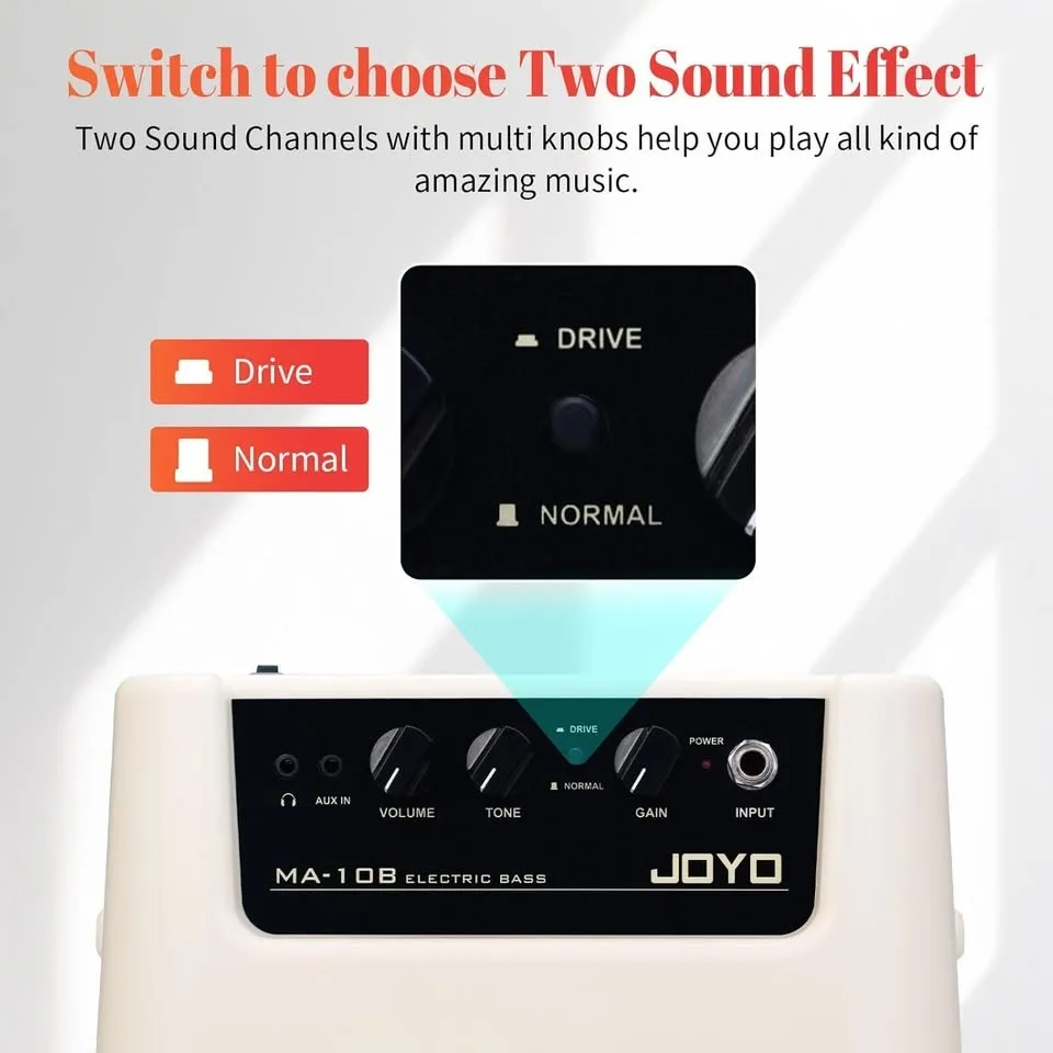 JOYO MA-10B Mini Bass Amp – Key Features image indicator(6)