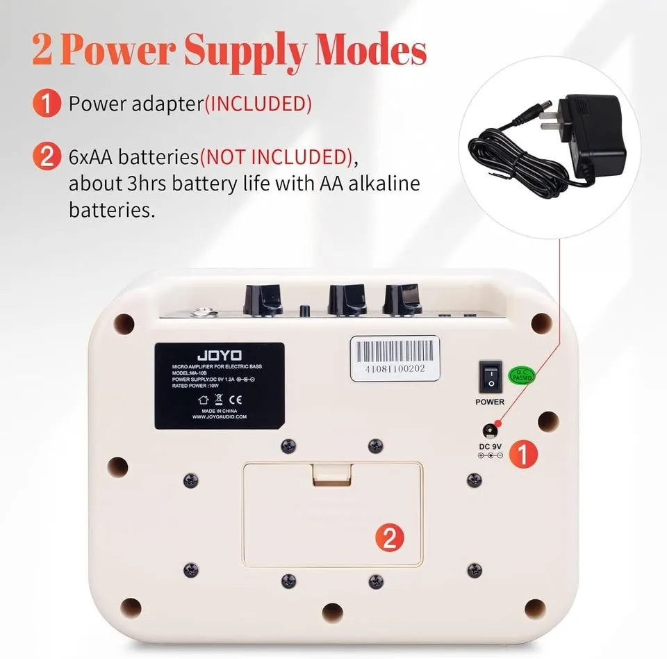 JOYO MA-10B Mini Bass Amp – Key Features image indicator(10)