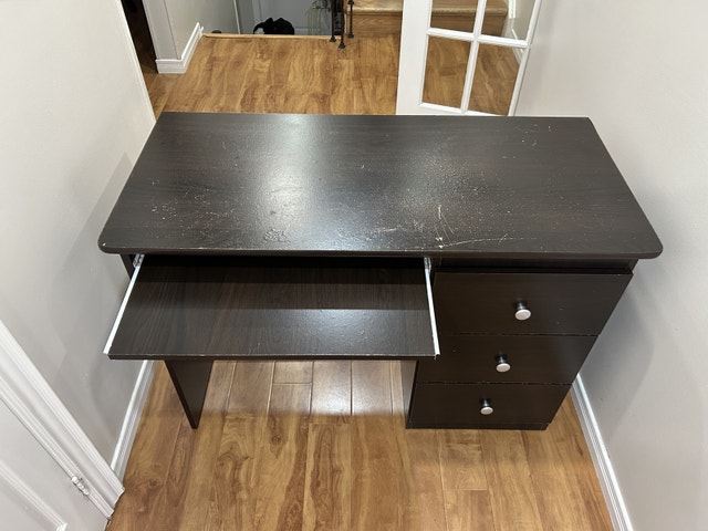 Wood study desk - photo 2