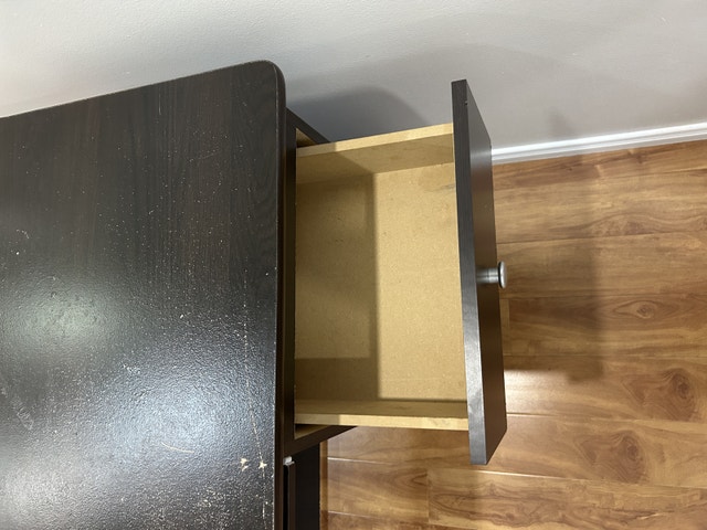 Wood study desk - photo 3