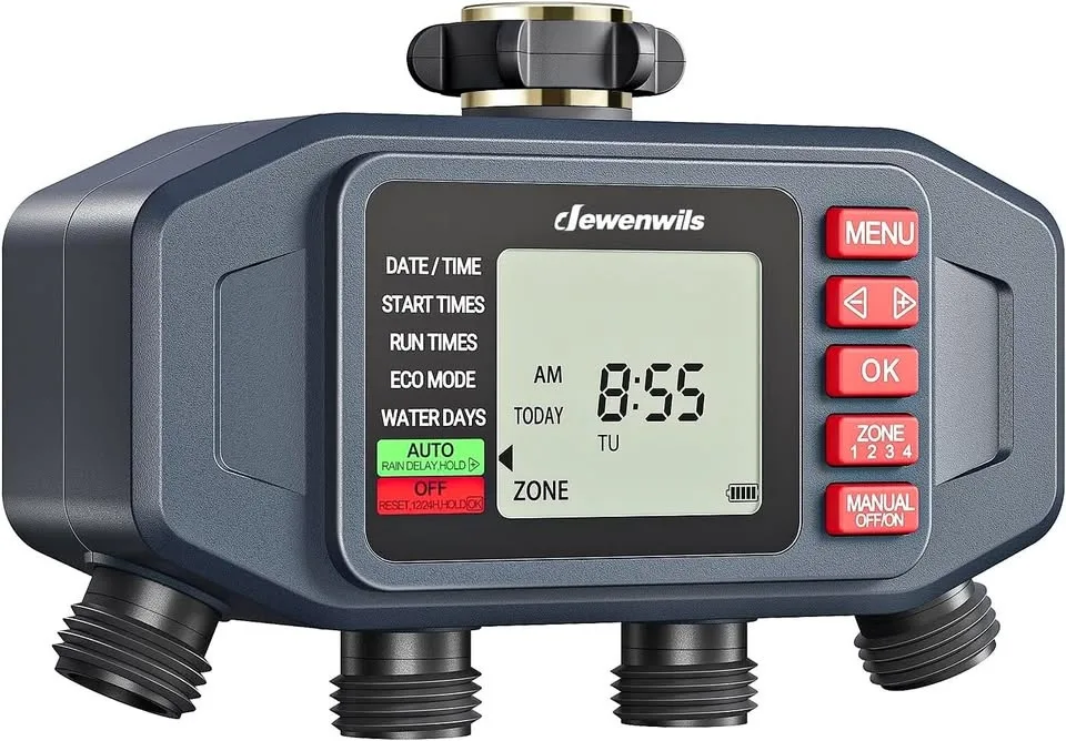 Dewenwils 4-Zone Sprinkler Timer (Open Box)