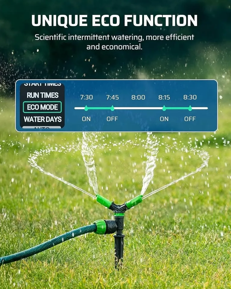 Dewenwils 4-Zone Sprinkler Timer (Open Box) image indicator(7)