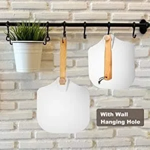 12"x14" Aluminum Pizza Peel – Foldable Wood Handle, Open Box image indicator(4)