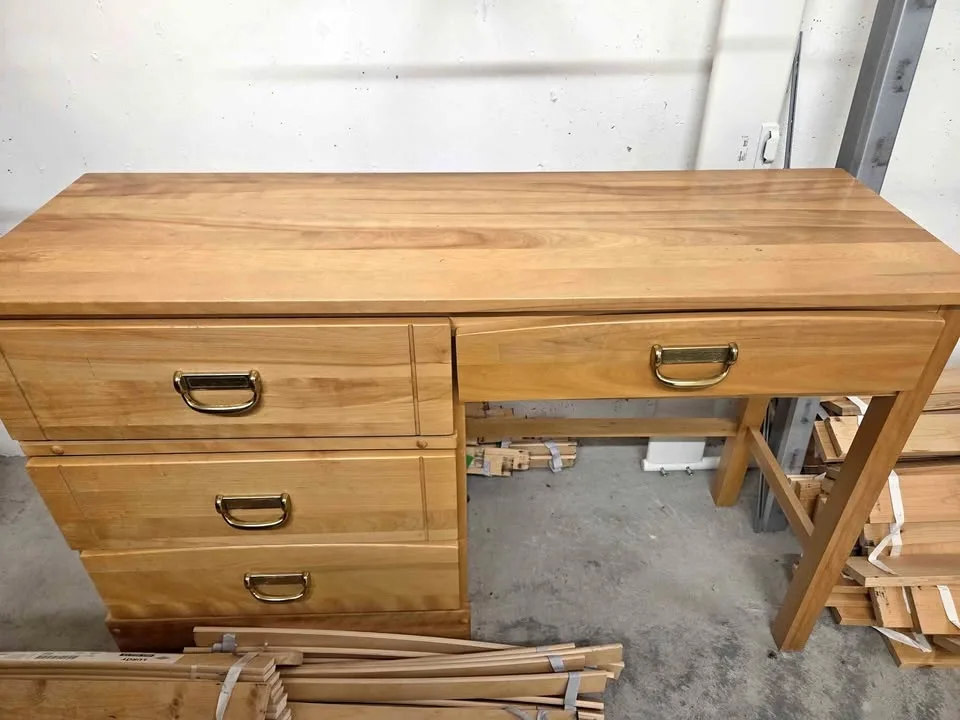 Desk, dresser, dining table, mattresses