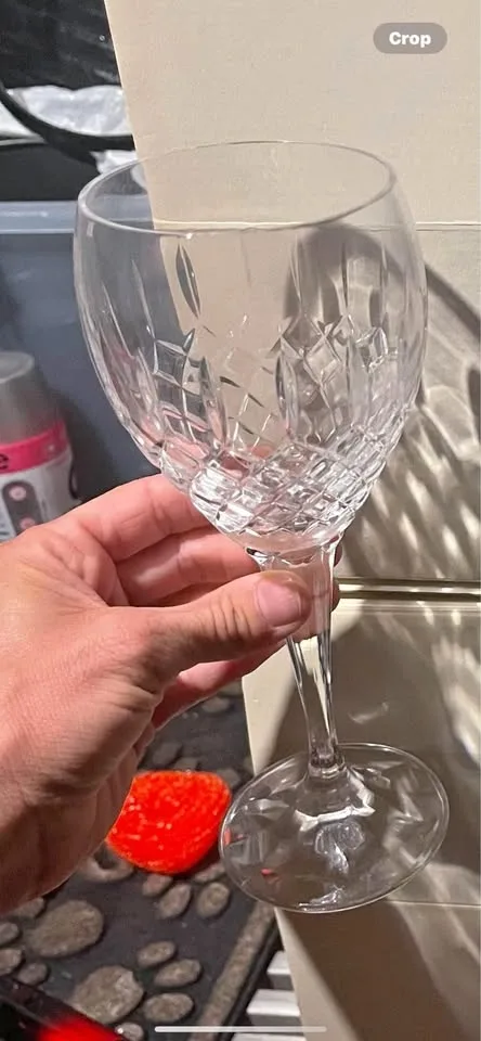 Vintage Mikasa Crystal Coventry Goblets set of 12