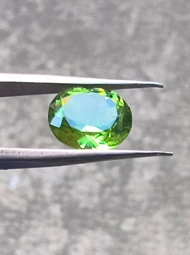 1.9 CTS Faceted Peridot, Beautiful Green Color