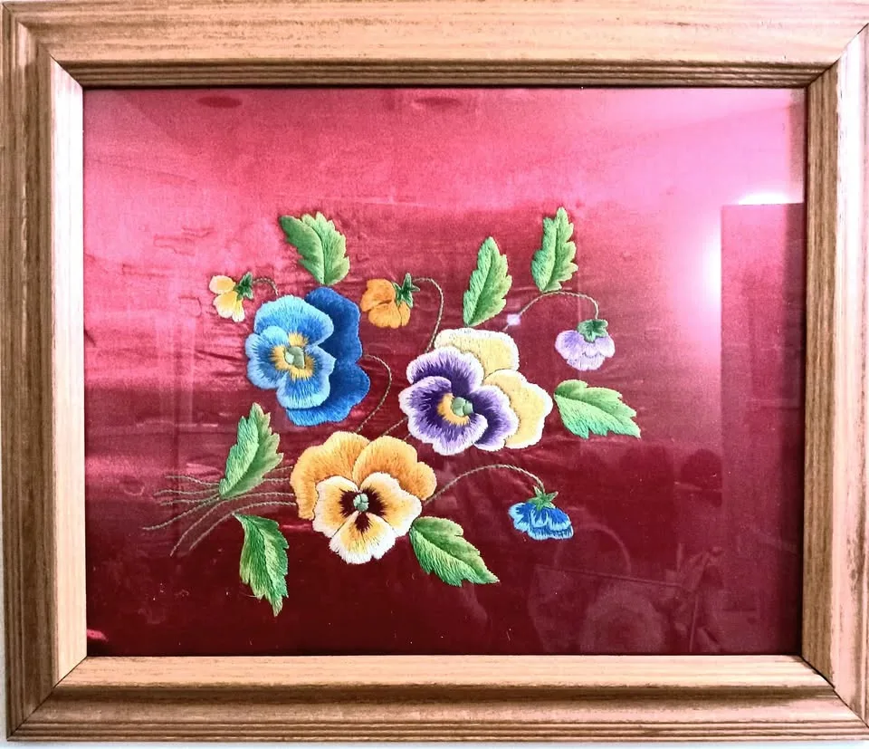 Antique Grandma Embroideries, Framed, $20 Each image indicator(4)