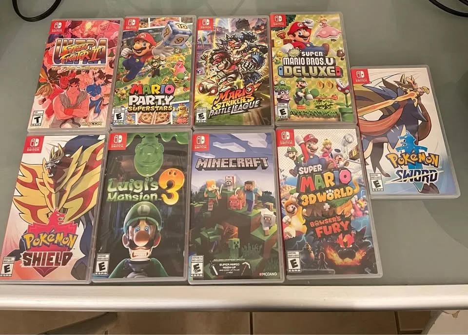 Nintendo Switch Games: Mario Party, Mario Bros, Pokemon, AC