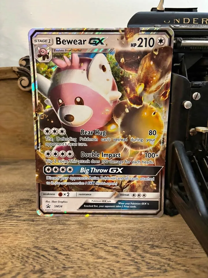 Bewear GX Jumbo SM34 Pokemon Card