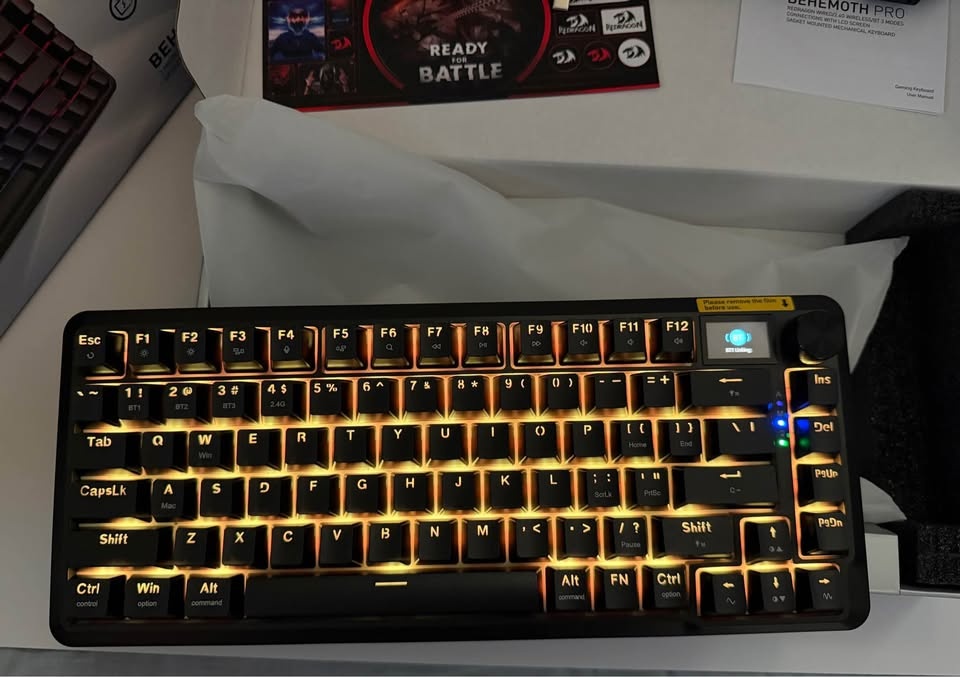 Redragon K724 PRO Wireless Gaming Keyboard - Mint Mambo Switches - photo 2