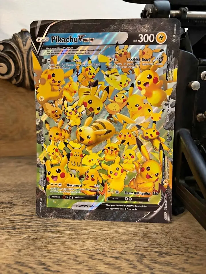 Pikachu V Union #SWSH139 Jumbo Pokemon Card