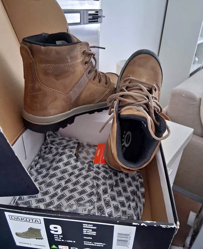 Dakota WorkPro Women's Steel Toe Work Boots SIZE 9