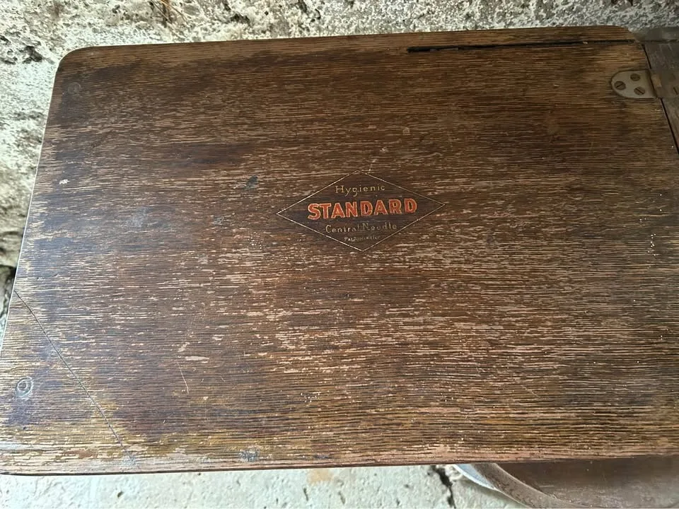 Antique sewing machine and desk image indicator(4)