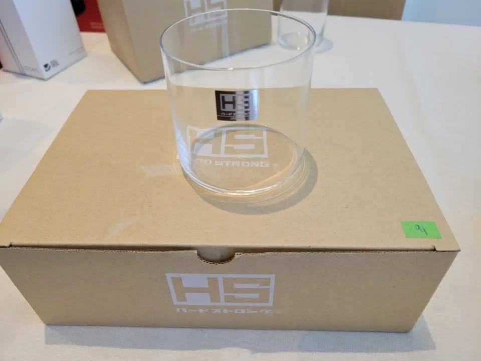 Hard strong 355ml thin glass set of 6