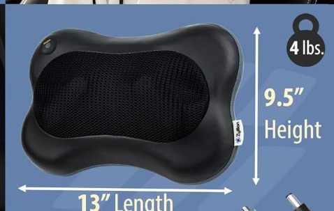 Zyllion Shiatsu Back and Neck Massager with Heat - photo 2