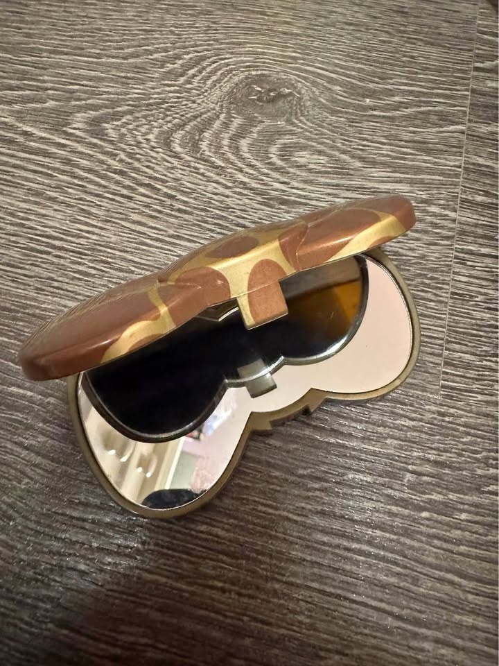 Giraffe Print Sunglasses-Shaped Compact Mirror