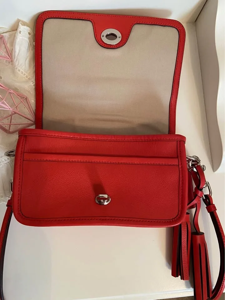 COACH Legacy Penny Dinky Bag, Poppy Red image indicator(2)