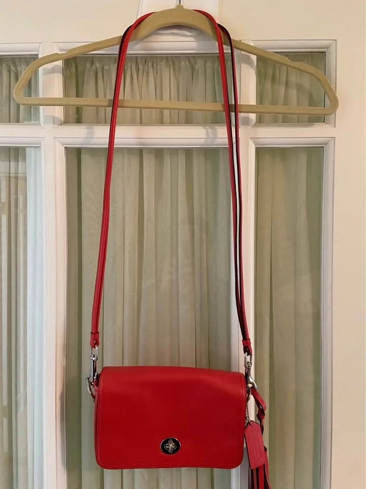 COACH Legacy Penny Dinky Bag, Poppy Red image indicator(7)