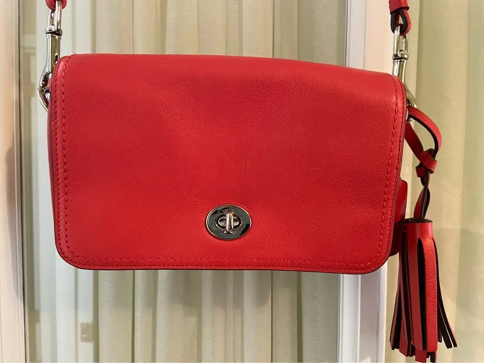 COACH Legacy Penny Dinky Bag, Poppy Red image indicator(8)
