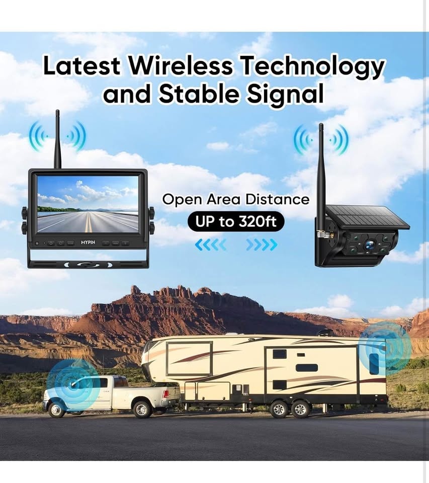 Solar Wireless Magnetic Backup Camera - photo 2