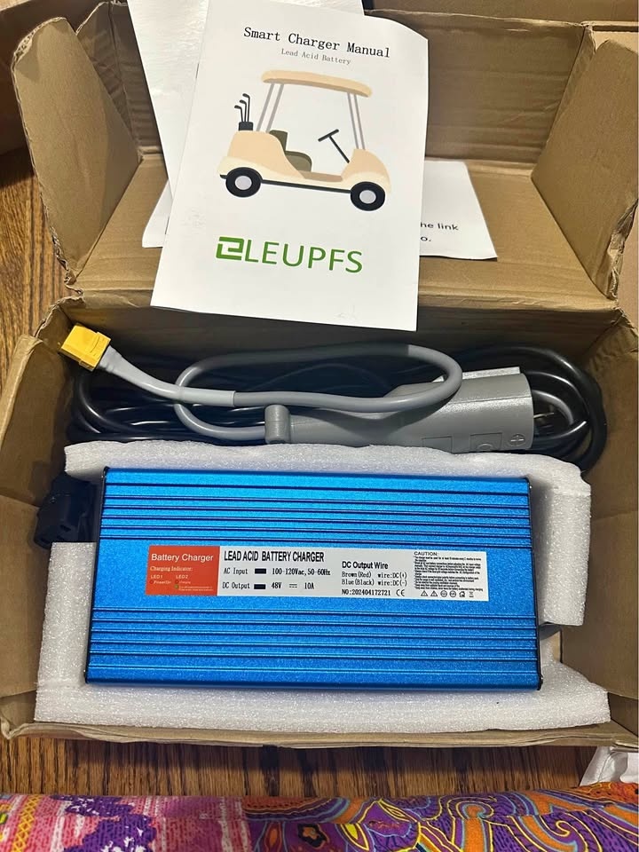 10Amp 48 Volt Golf Cart Battery Charger for Club Car