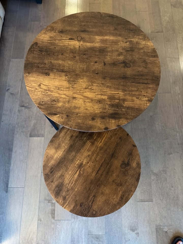 2 Piece Round Coffee Table Set - photo 3