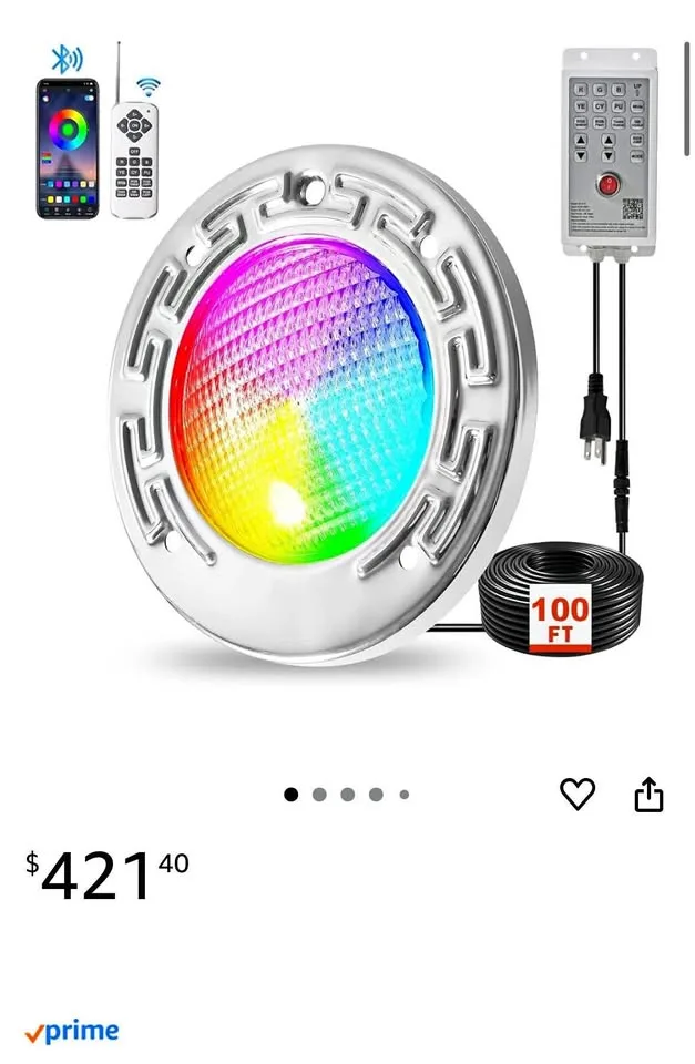 Color-Changing Inground Pool Light thumbnail
