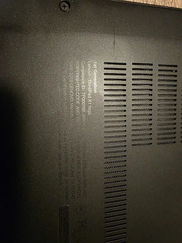 ThinkPad X1 Yoga (1st Gen) - 1440P, 512GB, 8GB RAM, new battery image indicator(3)