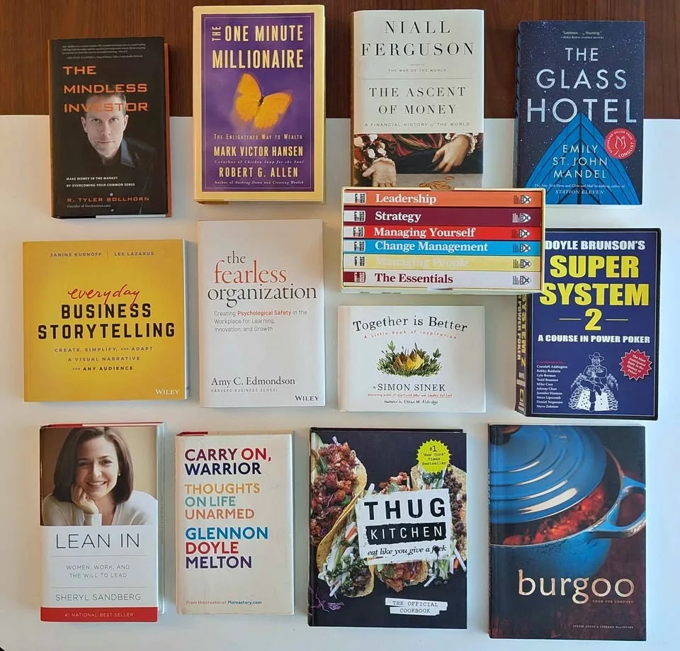 Books for sale all $5 each!