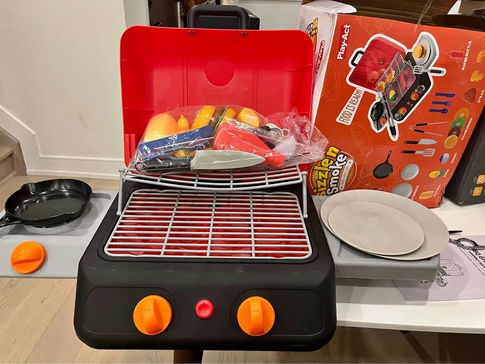 EEUC PLAY-ACT BBQ Grill Playset