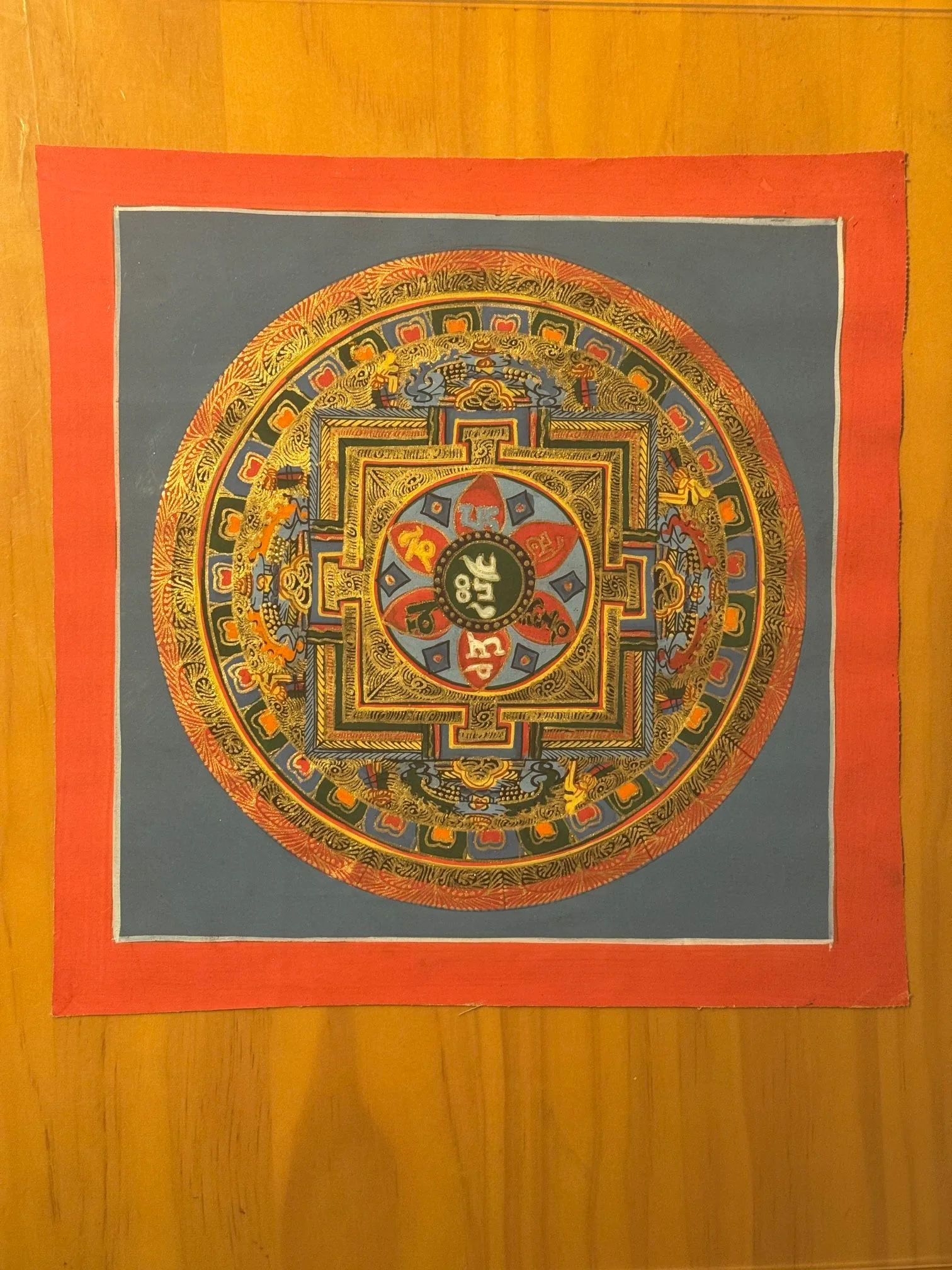 Hand-painted Tibetan Thangka Art Mandala (25cm and 33cm)