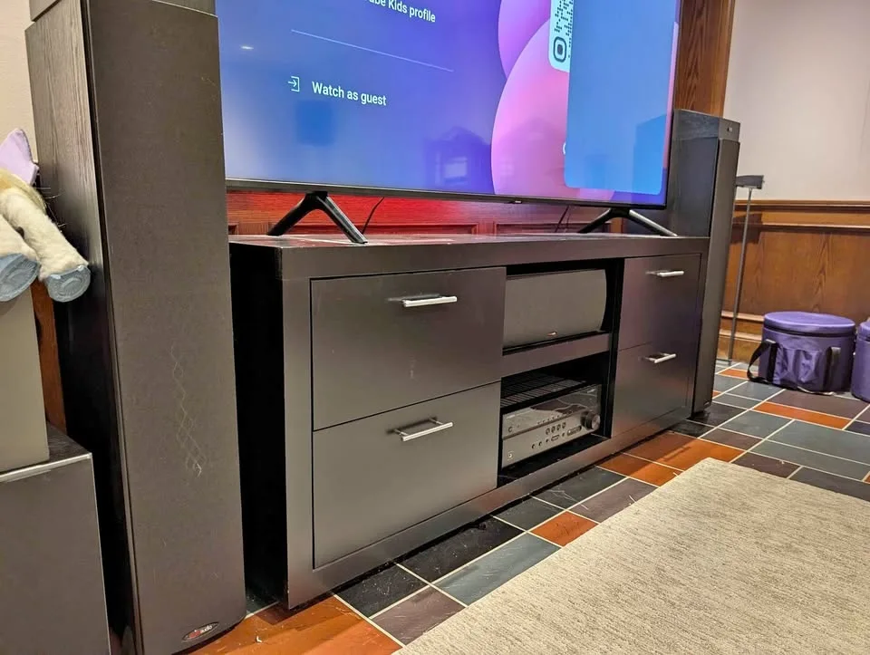 Sturdy 63" Width TV Stand