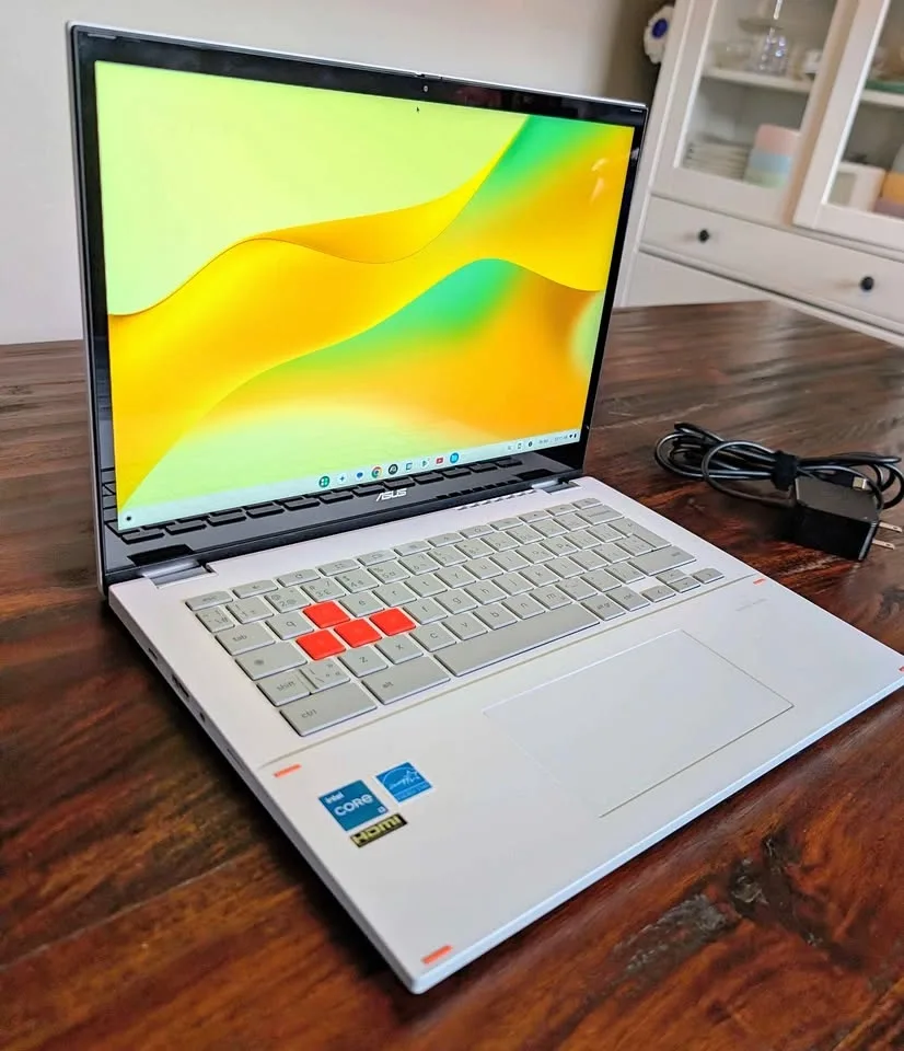 ASUS Chromebook Vibe CX34 Flip Laptop i3-1215u, 14" 144hz